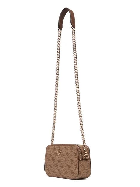 NOELLE 2 Shoulder camera case bag latte logo / brown - Women&rsquo;s Bags