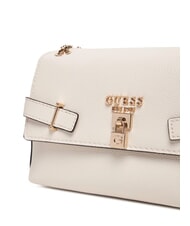 GUESS YESBA Shoulder bag with flap, crossbody bag OFFWHITE - Women’s Bags - 3