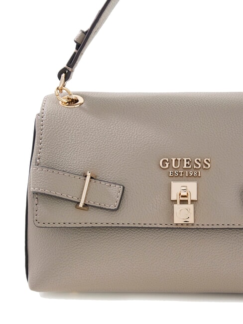 YESBA Shoulder bag with flap, crossbody bag dark taupe - Women’s Bags