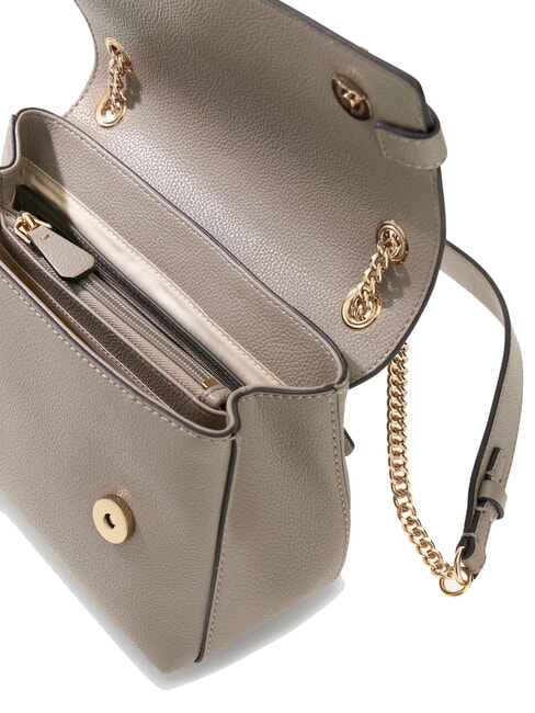 YESBA Shoulder bag with flap, crossbody bag dark taupe - Women’s Bags