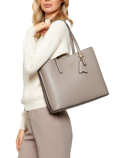 MERIDIAN 2 Shoulder shopping bag dark taupe - Women’s Bags