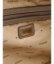 GUESS MERIDIAN 2 Shoulder shopping bag dark taupe - Women’s Bags - 7