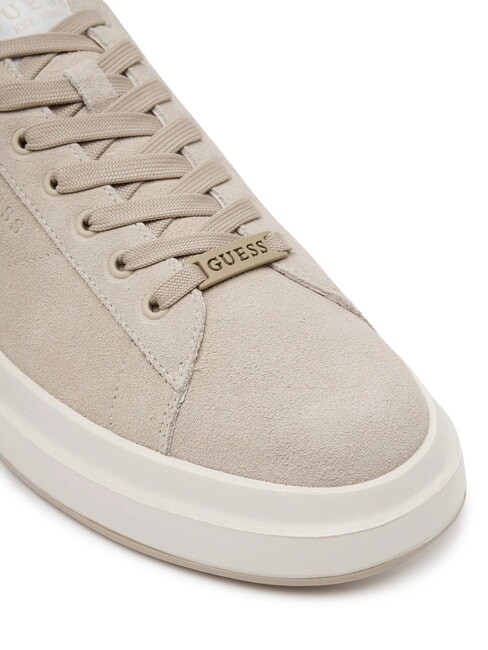ELBA  Leather sneakers BEIGE - Men&rsquo;s shoes