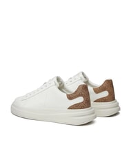GUESS ELBA  Sneakers white beige brown - Men&rsquo;s shoes - 6