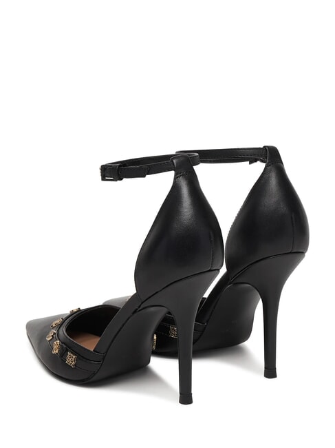 NANAE High-heeled pumps with strap and studs BLACK - Women&rsquo;s shoes