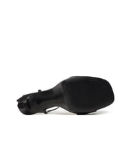 GUESS HENDORA High leather sandals with platform BLACK - Women&rsquo;s shoes - 6