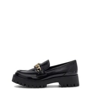 GUESS ALMER Chain and rhinestone logo moccasins - Women&rsquo;s shoes