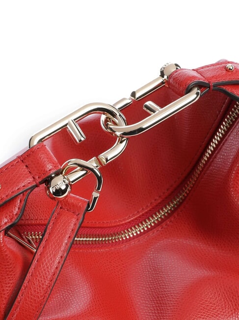 TONIE Small leather bag with shoulder strap m1 red - Women&rsquo;s Bags