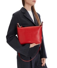 FURLA TONIE Small leather bag with shoulder strap m1 red - Women&rsquo;s Bags - 5