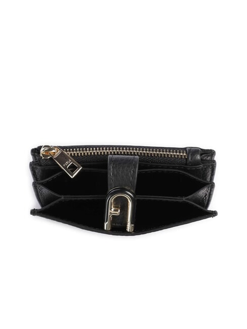 IDEA Leather card holder with coin purse Black - Women’s Wallets