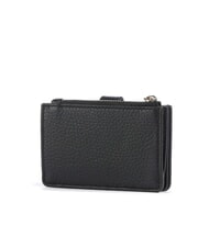 FURLA IDEA Leather card holder with coin purse Black - Women’s Wallets - 4