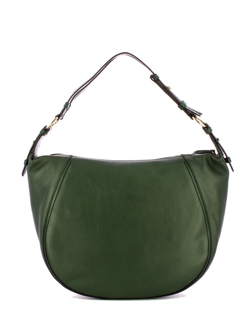DOMITILLA Leather hobo shoulder bag gold colored malachite - Women&rsquo;s Bags