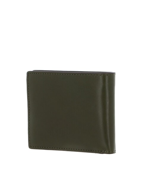 GIACOMO 8cc leather wallet thyme/dark ruthenium - Men&rsquo;s Wallets