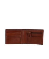 THE BRIDGE GIACOMO Leather wallet with coin purse Brown / Ruthenium - Men&rsquo;s Wallets - 2