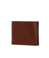 THE BRIDGE GIACOMO Leather wallet with coin purse Brown / Ruthenium - Men&rsquo;s Wallets - 3