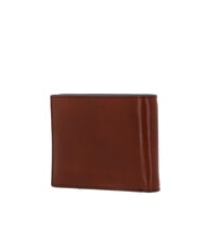THE BRIDGE GIACOMO Leather wallet with coin purse Brown / Ruthenium - Men&rsquo;s Wallets - 4