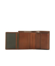 THE BRIDGE GIACOMO Leather wallet with coin purse Brown / Ruthenium - Men&rsquo;s Wallets - 3