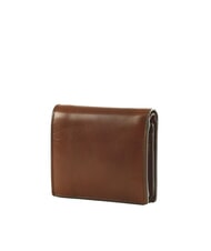 THE BRIDGE GIACOMO Leather wallet with coin purse Brown / Ruthenium - Men&rsquo;s Wallets - 5