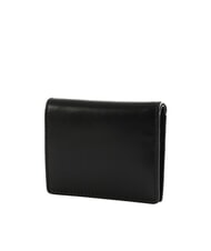 THE BRIDGE GIACOMO Leather card holder with flap black / dark matte ruthenium - Men&rsquo;s Wallets - 4
