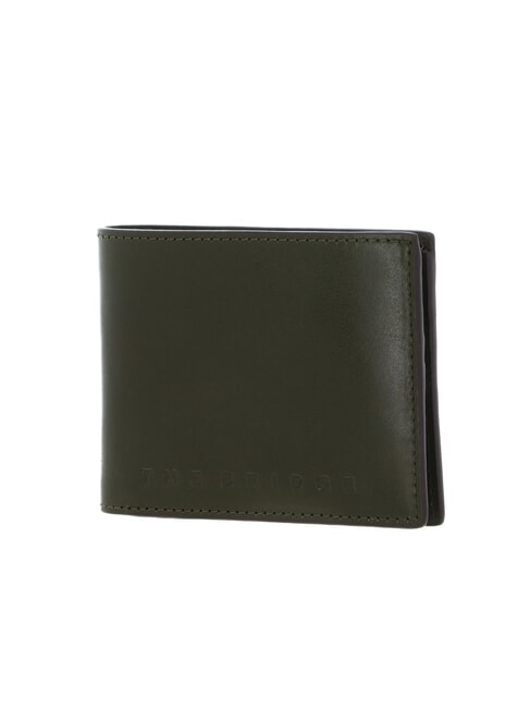 GIACOMO Leather wallet with coin purse thyme/dark ruthenium - Men&rsquo;s Wallets