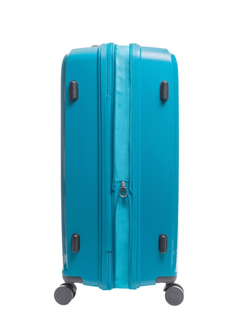 SLIDE Large, expandable trolley malachite blue - Rigid Trolley Cases