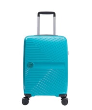 LESAC SLIDE Cabin Set + Medium and Large expandable, ultra-resistant mint - Rigid Trolley Cases - 3