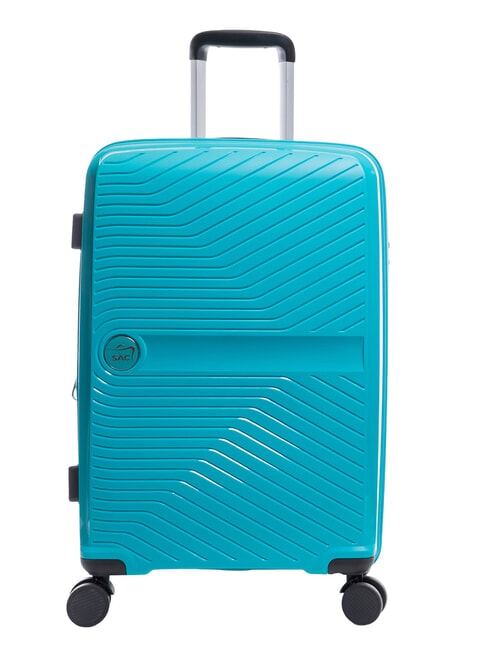 SLIDE Cabin Set + Medium and Large expandable, ultra-resistant mint - Rigid Trolley Cases