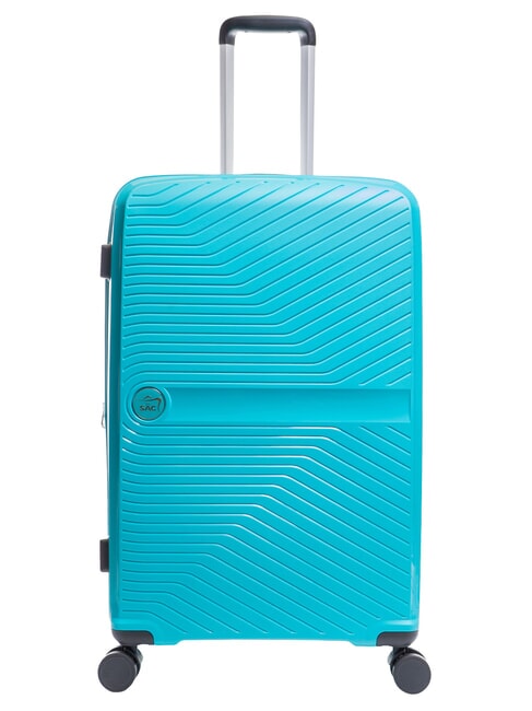 SLIDE Cabin Set + Medium and Large expandable, ultra-resistant mint - Rigid Trolley Cases