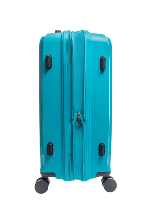 SLIDE Cabin Set + Medium and Large expandable, ultra-resistant mint - Rigid Trolley Cases