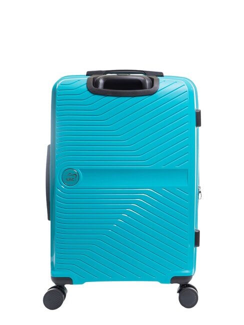 SLIDE Cabin Set + Medium and Large expandable, ultra-resistant mint - Rigid Trolley Cases