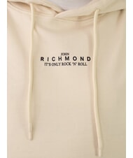 JOHN RICHMOND KAHIN Relaxed fit hoodie white cap - Sweatshirts - 3