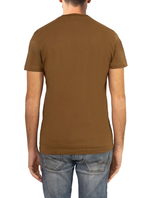 T-DIEGOR Cotton T-Shirt coffee liqueur - T-shirt