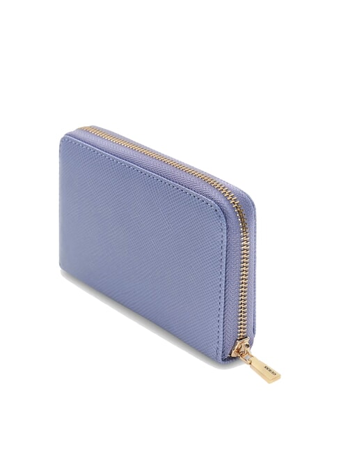 LAUREL 2 Medium saffiano print wallet grey blue - Women&rsquo;s Wallets