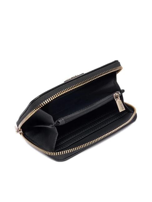 LAUREL 2 Medium saffiano print wallet BLACK - Women&rsquo;s Wallets