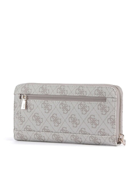 LAUREL 2 Large zip-around wallet dark taupe logo - Women&rsquo;s Wallets