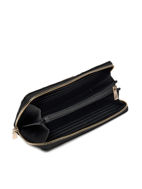 GIULLY 2 Large quilted zip-up wallet BLACK - Women&rsquo;s Wallets