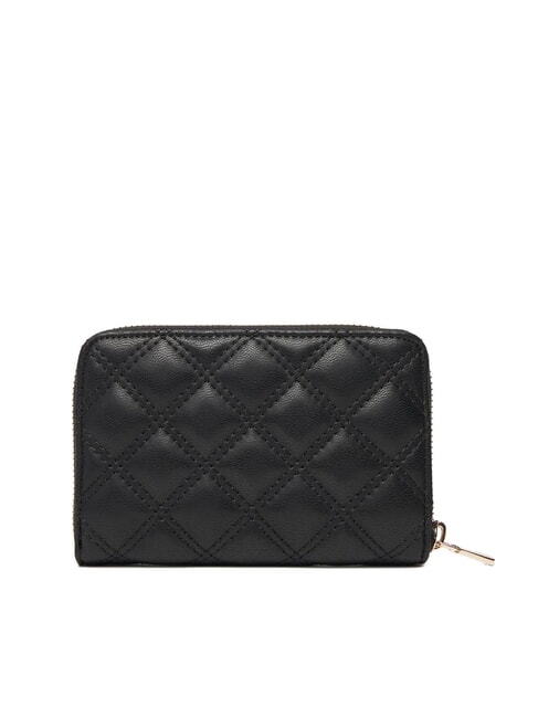 GIULLY 2 Medium quilted zip-up wallet BLACK - Women&rsquo;s Wallets