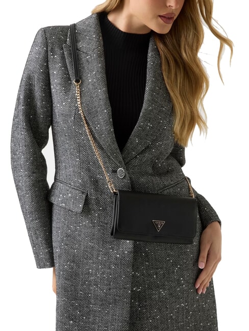 NOELLE 2 Mini clutch bag with shoulder strap BLACK - Women&rsquo;s Bags