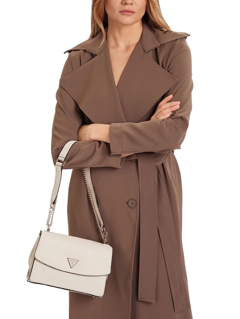 CRESIDIA II Shoulder bag with flap off white logo - Women’s Bags