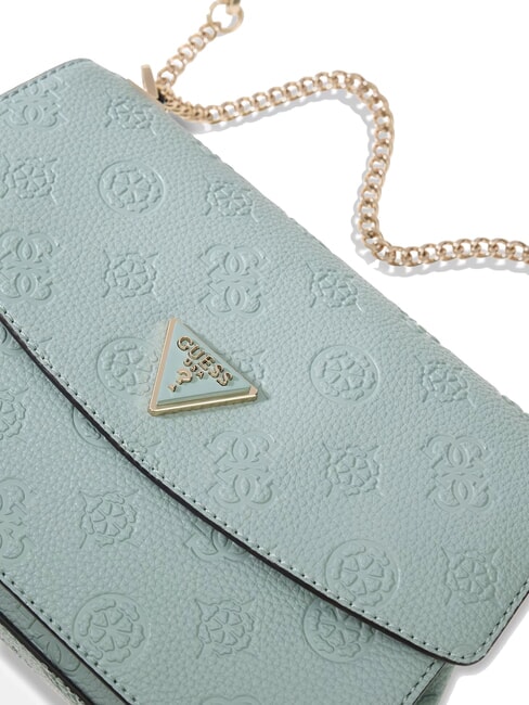 CRESIDIA II Shoulder bag with flap light sage logo - Women’s Bags