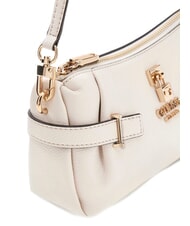 GUESS YESBA Small shoulder bag with charm OFFWHITE - Women’s Bags - 4
