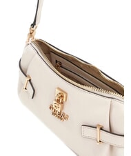 GUESS YESBA Small shoulder bag with charm OFFWHITE - Women’s Bags - 5