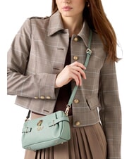 GUESS YESBA Small shoulder bag with charm light sage - Women’s Bags - 6