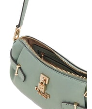 GUESS YESBA Small shoulder bag with charm light sage - Women’s Bags - 7