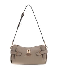 GUESS YESBA Small shoulder bag with charm dark taupe - Women&rsquo;s Bags - 3
