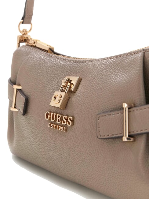 YESBA Small shoulder bag with charm dark taupe - Women&rsquo;s Bags