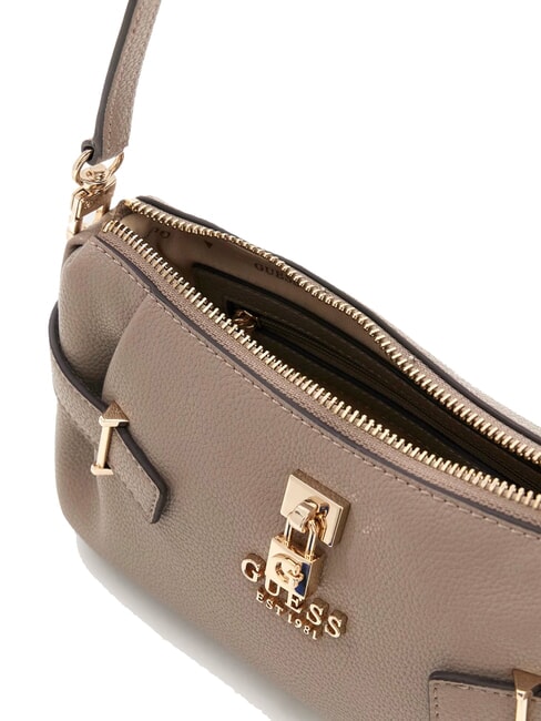 YESBA Small shoulder bag with charm dark taupe - Women&rsquo;s Bags