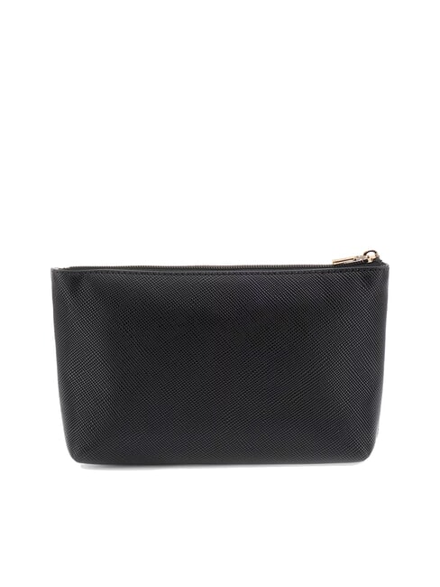 LAUREL 2 Saffiano clutch bag with cuff BLACK - Women&rsquo;s Bags