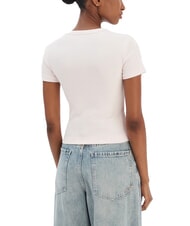 GUESS STUDS SCRIPT Slim fit short-sleeved T-shirt delicate pink - T-shirt - 2