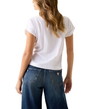 GUESS STARS T-shirt with print and studs purwhite - T-shirt - 2